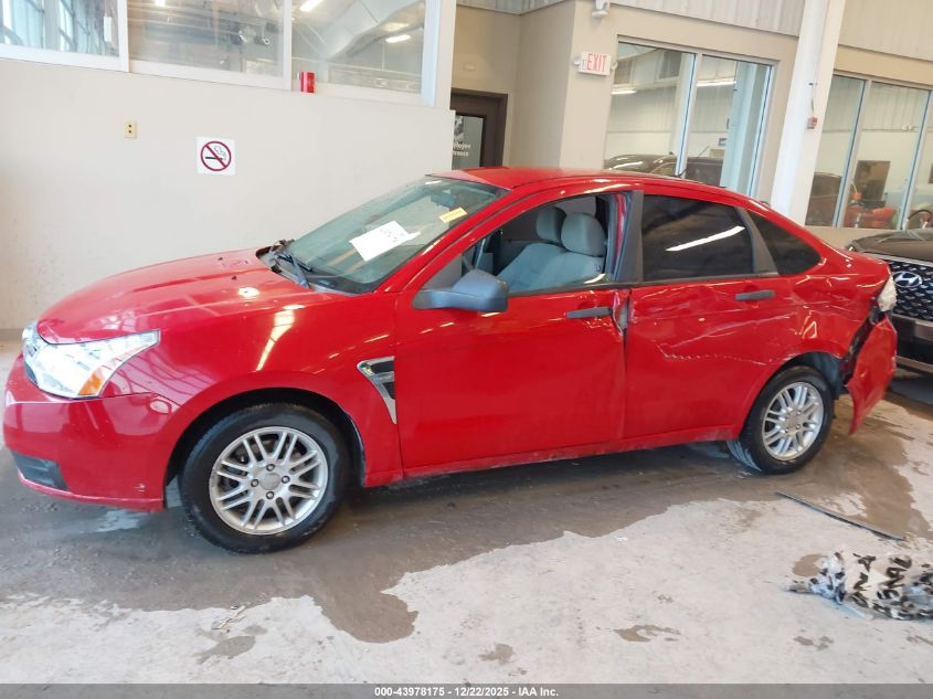 2008 Ford Focus Se/Ses VIN: 1FAHP35N48W297678 Lot: 43978175