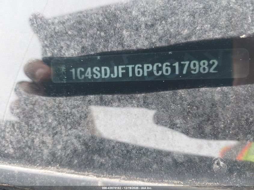 2023 Dodge Durango Pursuit Awd VIN: 1C4SDJFT6PC617982 Lot: 43978182