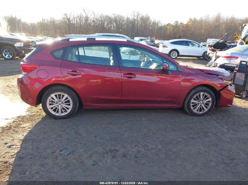 2018 Subaru Impreza 2.0I Premium VIN: 4S3GTAB64J3701802 Lot: 43978191