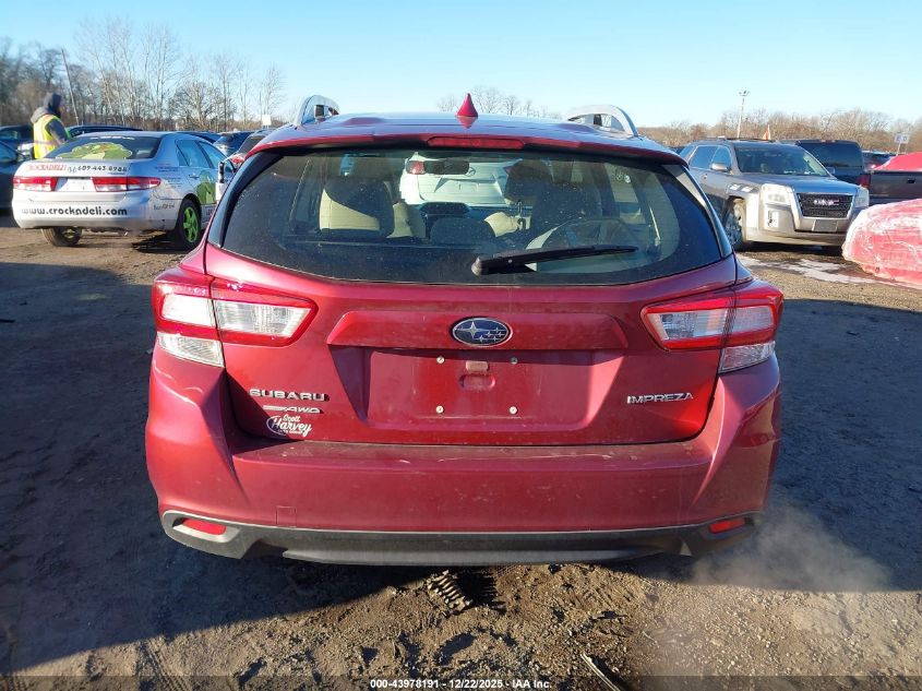 2018 Subaru Impreza 2.0I Premium VIN: 4S3GTAB64J3701802 Lot: 43978191