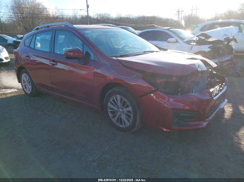 2018 Subaru Impreza 2.0I Premium VIN: 4S3GTAB64J3701802 Lot: 43978191