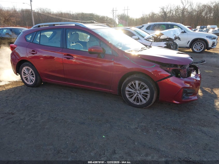 4S3GTAB64J3701802 2018 Subaru Impreza 2.0I Premium auction photo 1