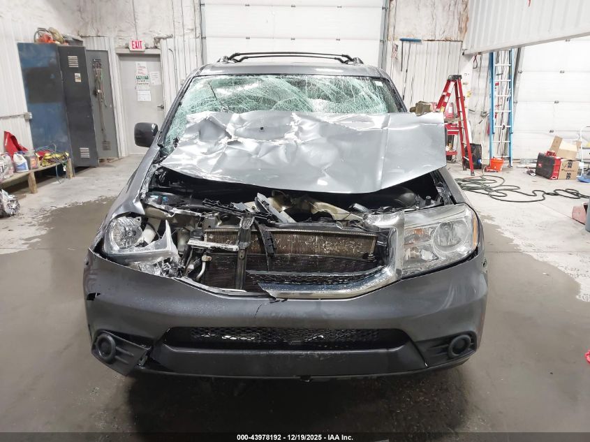 2012 Honda Pilot Lx VIN: 5FNYF4H21CB012890 Lot: 43978192