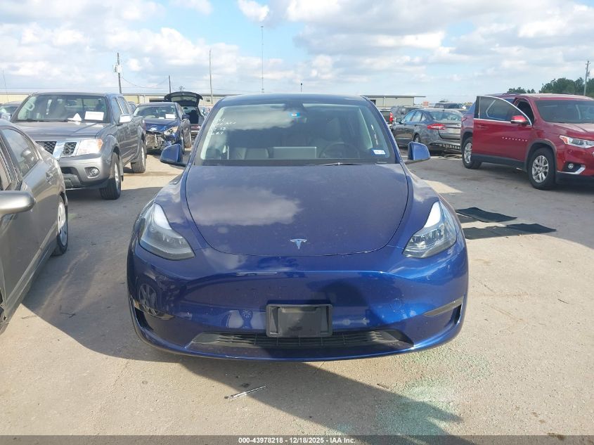 2023 Tesla Model Y Awd/Long Range Dual Motor All-Wheel Drive VIN: 7SAYGDEE8PA171567 Lot: 43978218