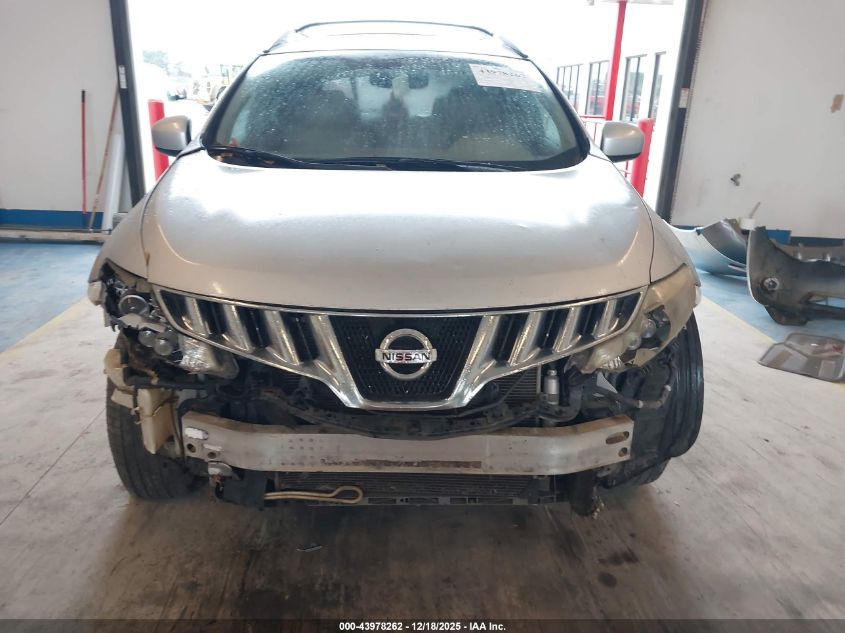2009 Nissan Murano Sl VIN: JN8AZ18U99W007647 Lot: 43978262