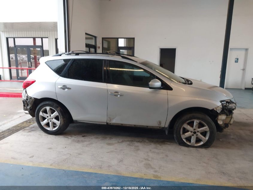 2009 Nissan Murano Sl VIN: JN8AZ18U99W007647 Lot: 43978262