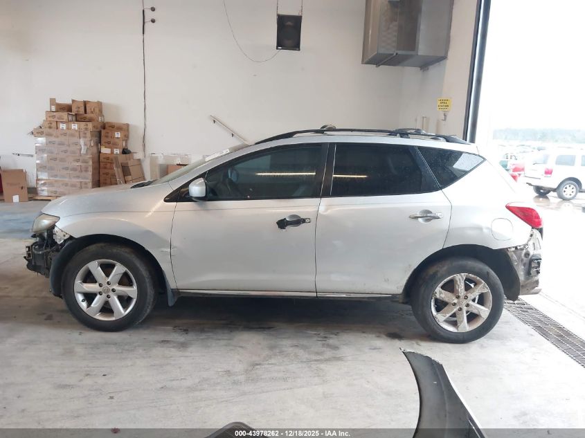 2009 Nissan Murano Sl VIN: JN8AZ18U99W007647 Lot: 43978262