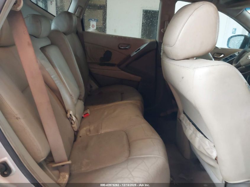 2009 Nissan Murano Sl VIN: JN8AZ18U99W007647 Lot: 43978262