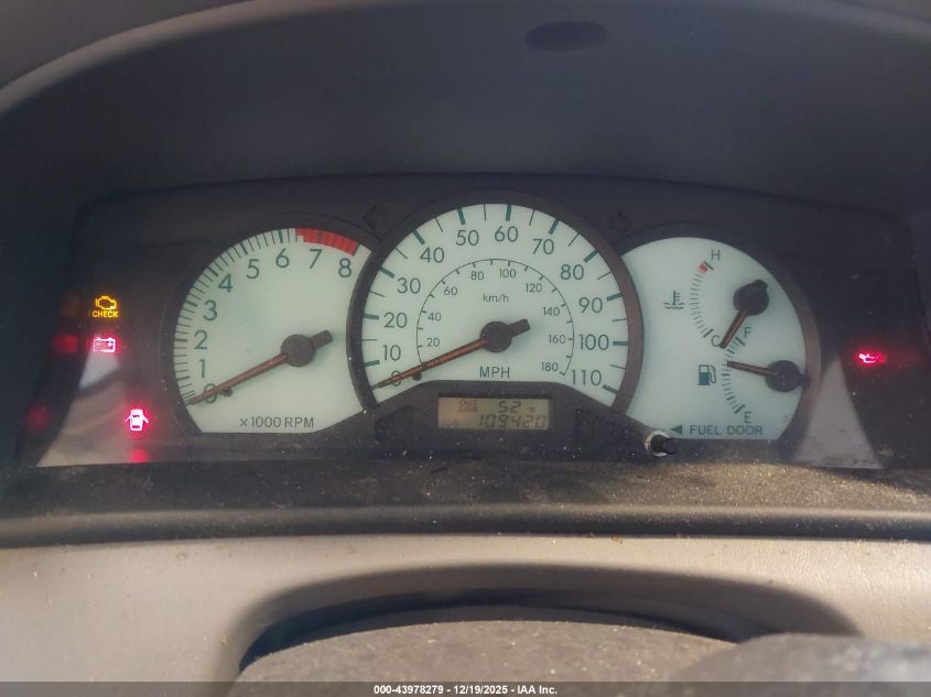 2004 Toyota Corolla Le VIN: 2T1BR32EX4C306725 Lot: 43978279