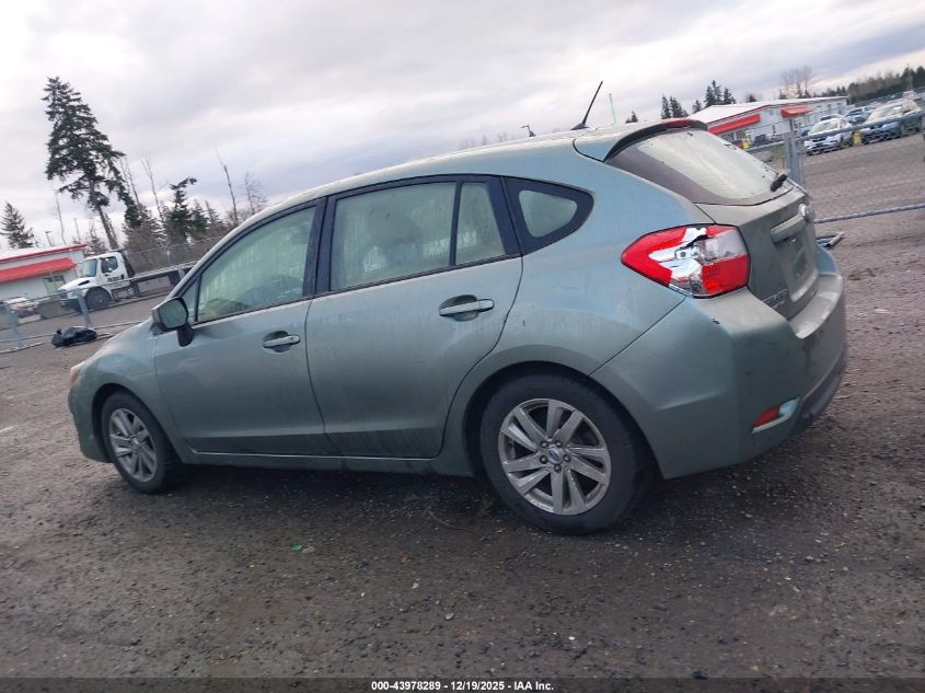 2015 Subaru Impreza 2.0I Premium VIN: JF1GPAC66FH252996 Lot: 43978289