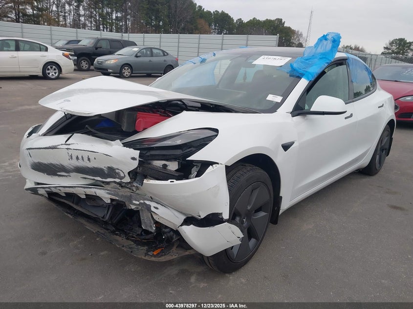 Vin: 5yj3e1ea5mf991693, lot: 44473993, tesla model 3 standard range plus rear-wheel drive 20212