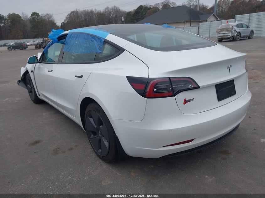 Vin: 5yj3e1ea5mf991693, lot: 44473993, tesla model 3 standard range plus rear-wheel drive 20213