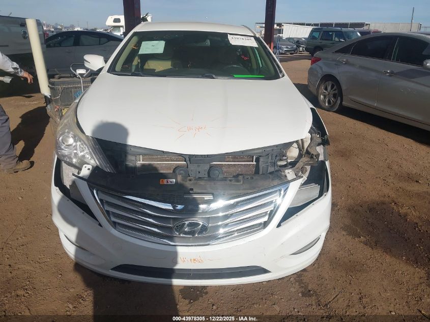 2013 Hyundai Azera VIN: KMHFG4JG6DA231165 Lot: 43978305