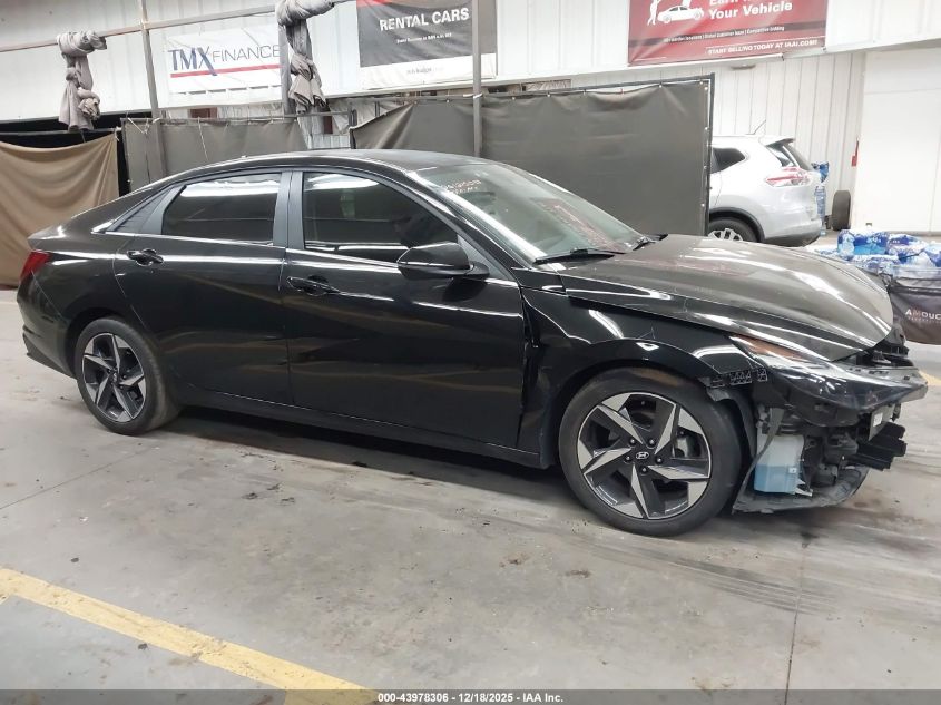 2021 Hyundai Elantra Limited VIN: 5NPLP4AG9MH018131 Lot: 43978306