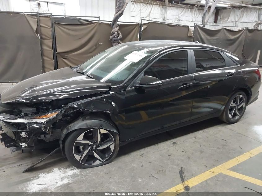 2021 Hyundai Elantra Limited VIN: 5NPLP4AG9MH018131 Lot: 43978306