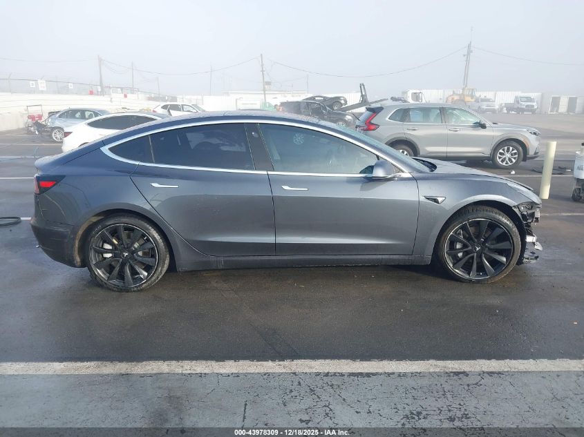 2018 Tesla Model 3 Long Range/Mid Range VIN: 5YJ3E1EA3JF019909 Lot: 43978309