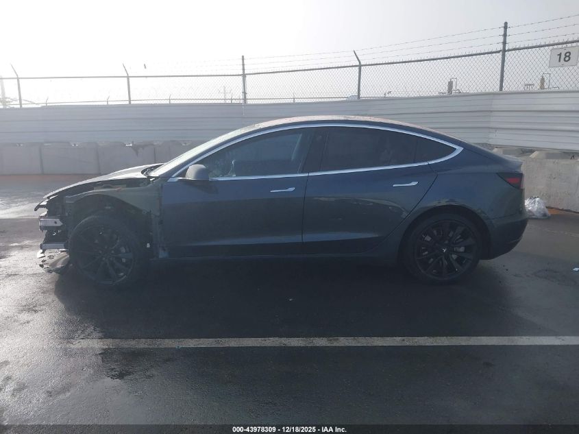 2018 Tesla Model 3 Long Range/Mid Range VIN: 5YJ3E1EA3JF019909 Lot: 43978309