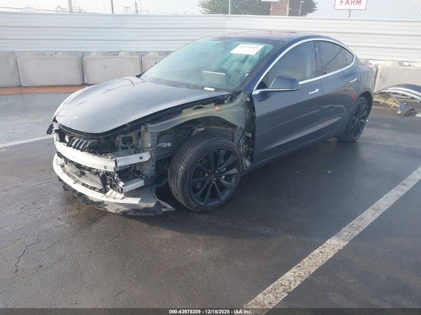 2018 Tesla Model 3 Long Range/Mid Range VIN: 5YJ3E1EA3JF019909 Lot: 43978309