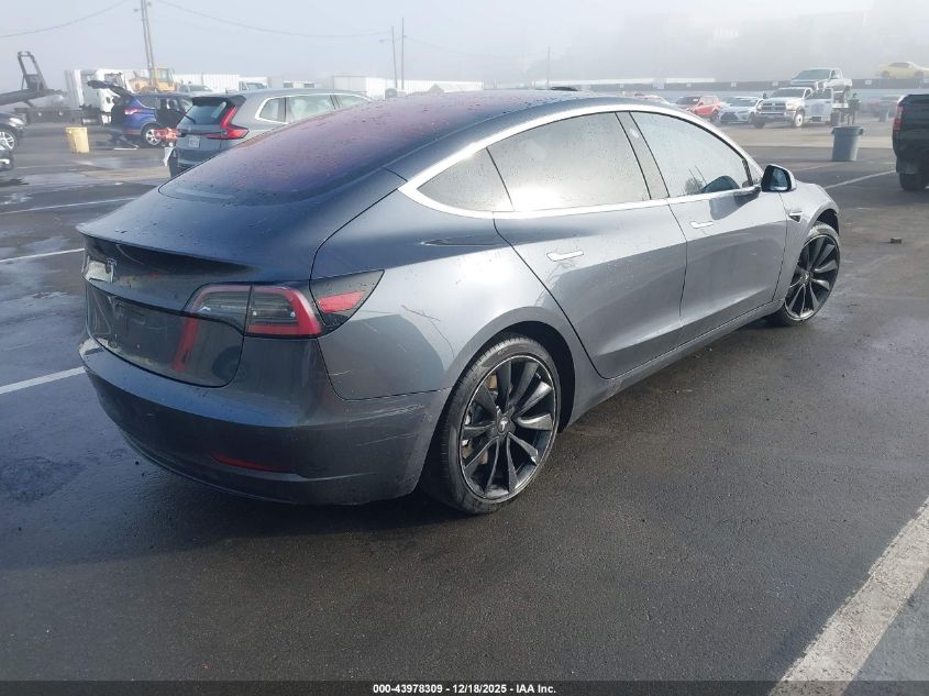 2018 Tesla Model 3 Long Range/Mid Range VIN: 5YJ3E1EA3JF019909 Lot: 43978309