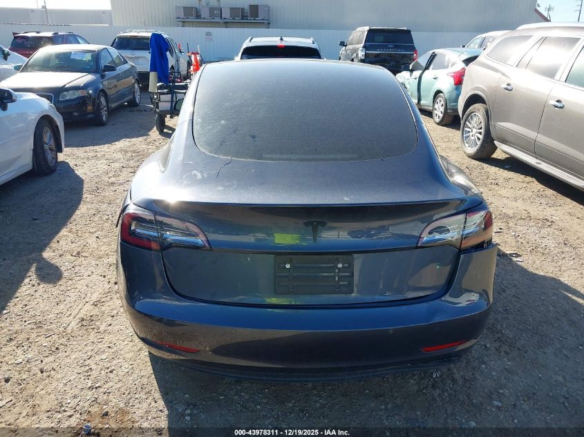 2021 Tesla Model 3 Standard Range Plus Rear-Wheel Drive VIN: 5YJ3E1EA6MF849109 Lot: 43978311