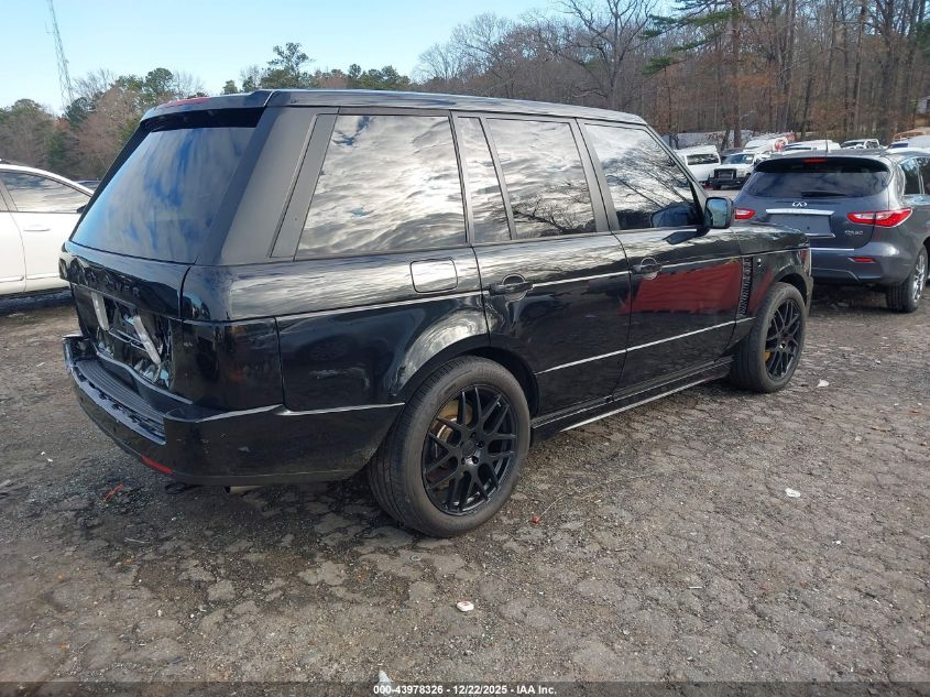 2011 Land Rover Range Rover Supercharged VIN: SALMP1E40BA344786 Lot: 43978326