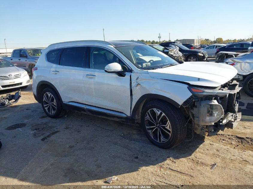 2019 Hyundai Santa Fe Ultimate 2.0T VIN: 5NMS53AA0KH020383 Lot: 43978328