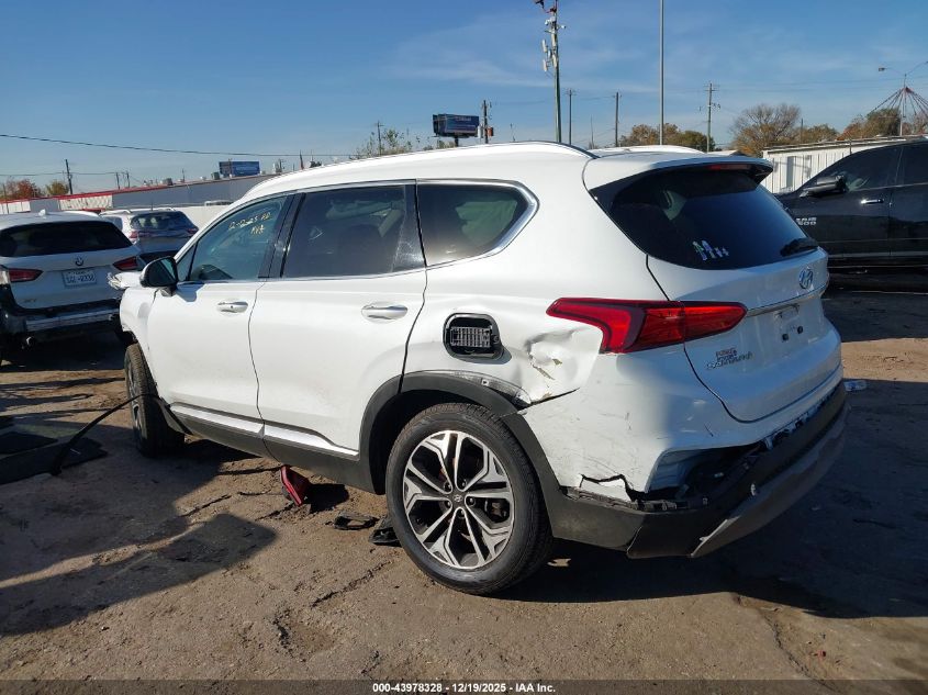 2019 Hyundai Santa Fe Ultimate 2.0T VIN: 5NMS53AA0KH020383 Lot: 43978328