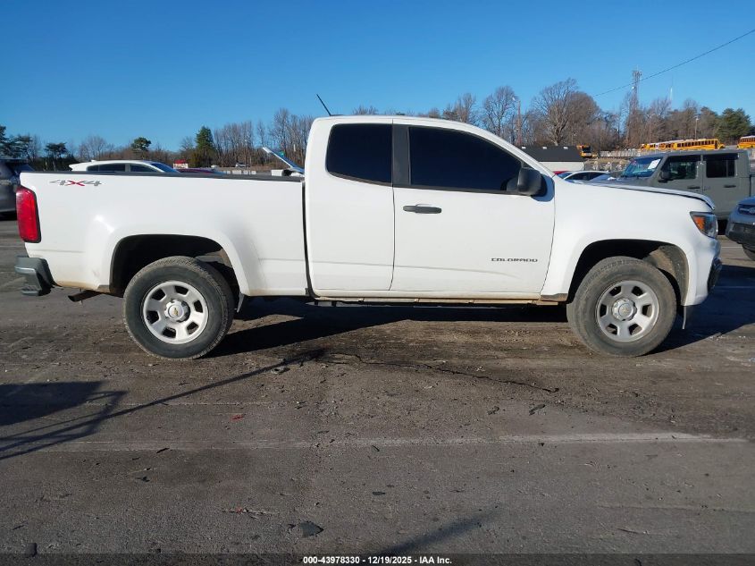 2021 Chevrolet Colorado 4Wd Long Box Wt VIN: 1GCHTBEA5M1116608 Lot: 43978330