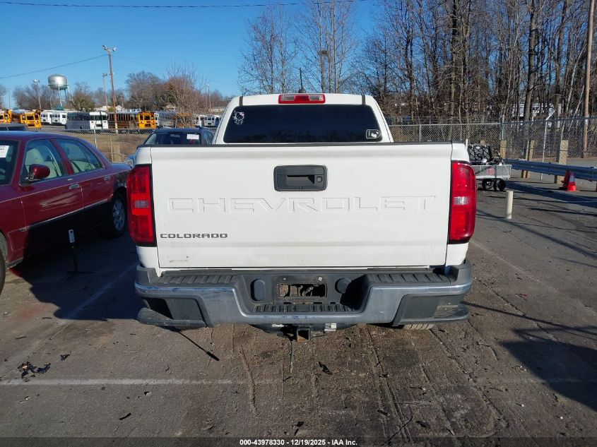 2021 Chevrolet Colorado 4Wd Long Box Wt VIN: 1GCHTBEA5M1116608 Lot: 43978330