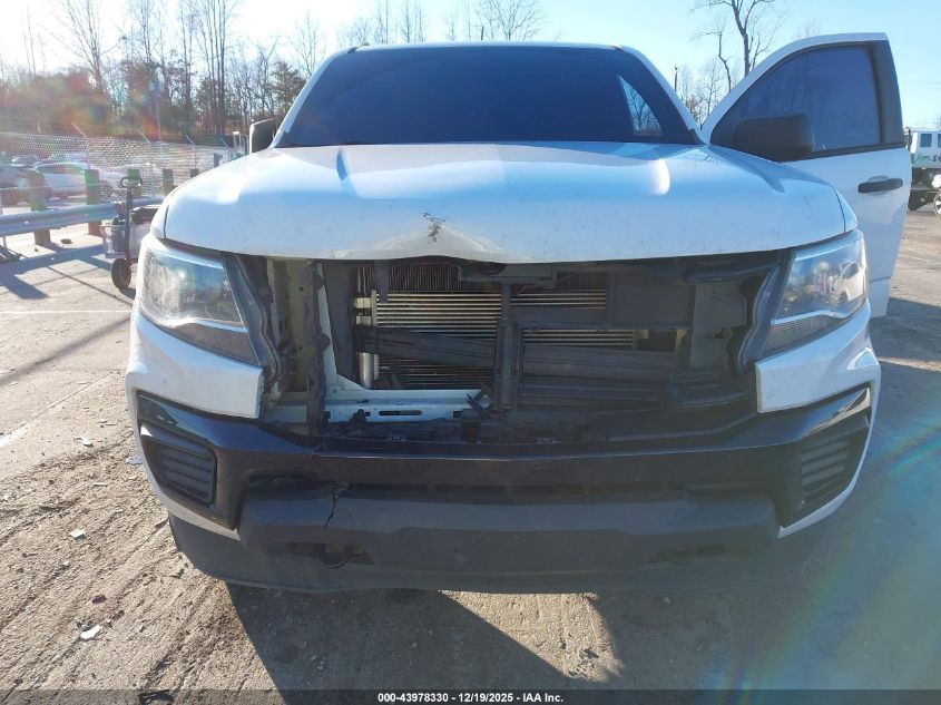 2021 Chevrolet Colorado 4Wd Long Box Wt VIN: 1GCHTBEA5M1116608 Lot: 43978330