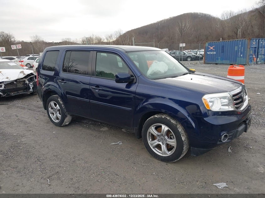 5FNYF4H59DB036432 2013 Honda Pilot Ex-L auction photo 1