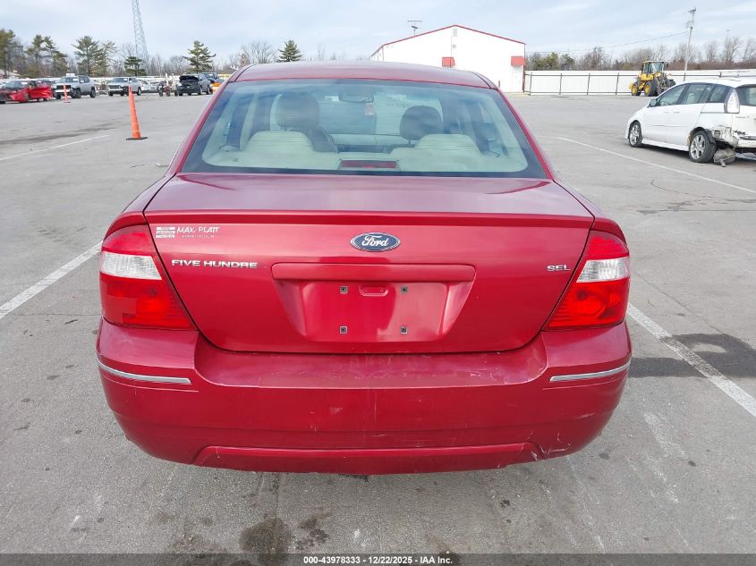 2006 Ford Five Hundred Sel VIN: 1FAFP24166G150642 Lot: 43978333