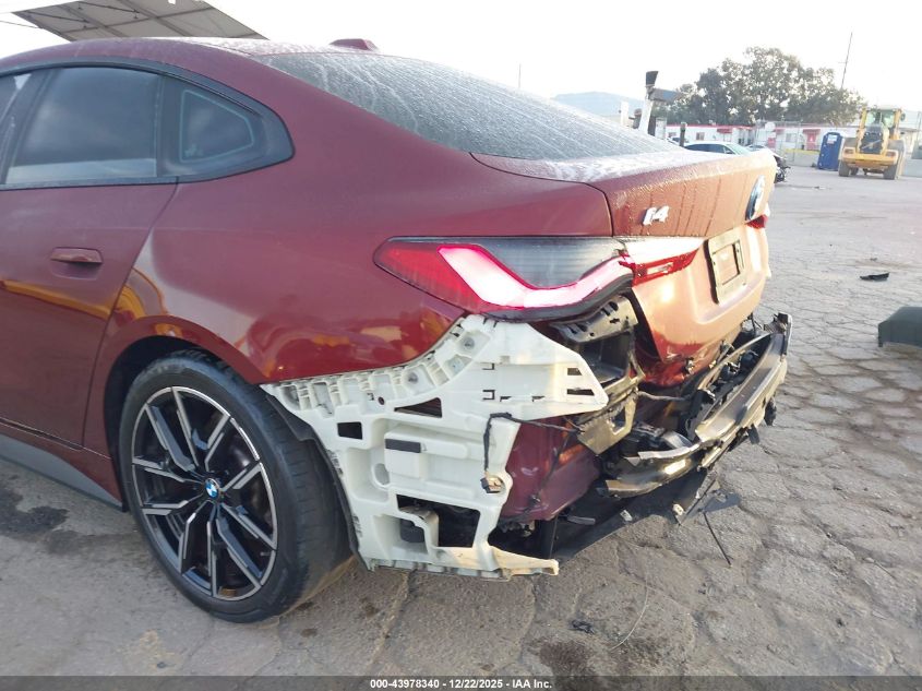 2022 BMW I4 Edrive40 VIN: WBY73AW05NFN05084 Lot: 43978340