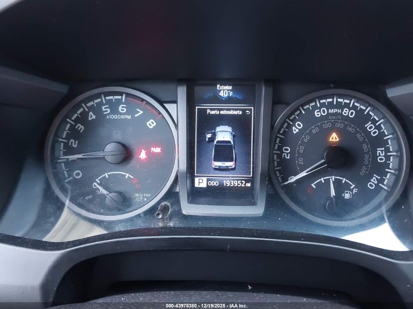 2016 Toyota Tacoma Trd Off Road VIN: 5TFSZ5AN8GX015384 Lot: 43978380