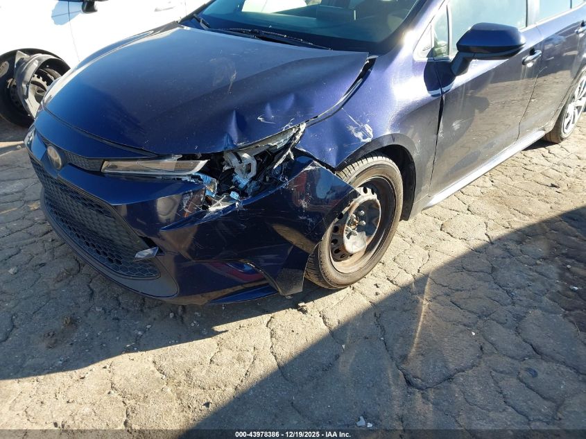 2020 Toyota Corolla Le VIN: JTDEPRAE0LJ029755 Lot: 43978386