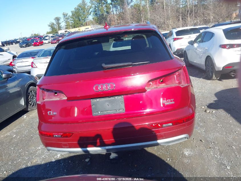 2018 Audi Q5 2.0T Premium/2.0T Tech Premium VIN: WA1BNAFY4J2237636 Lot: 43978398