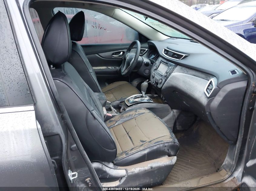 2016 Nissan Rogue S/Sl/Sv VIN: 5N1AT2MV6GC891588 Lot: 43978433