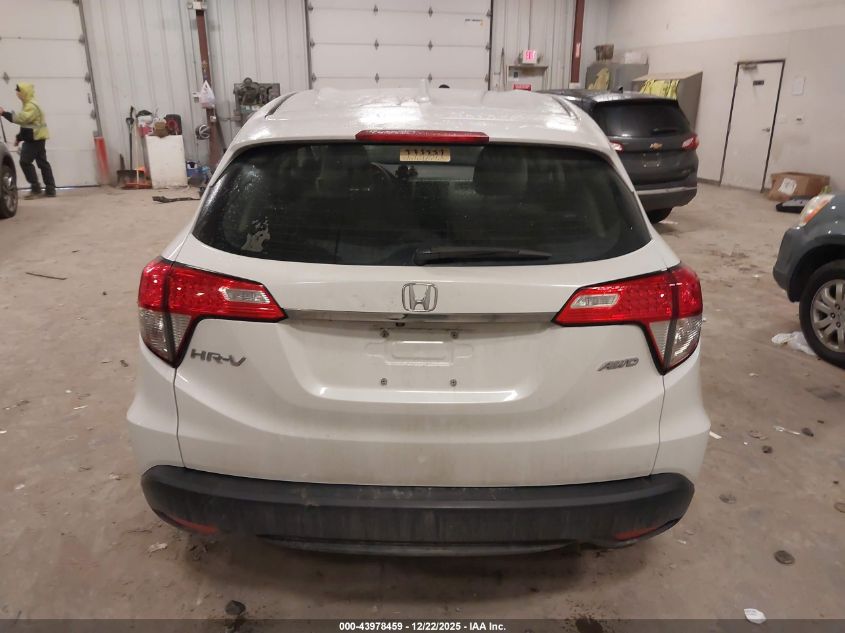 2021 Honda Hr-V Awd Lx VIN: 3CZRU6H32MM716831 Lot: 43978459