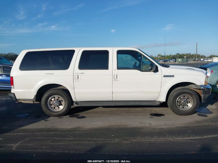 2000 Ford Excursion Xlt VIN: 1FMNU40L4YEA90632 Lot: 43978477