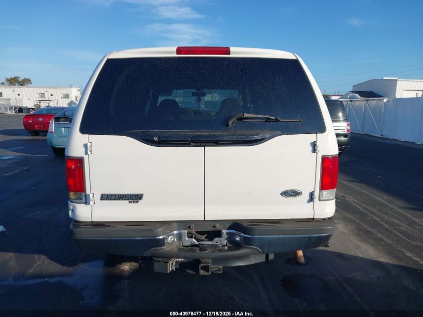 2000 Ford Excursion Xlt VIN: 1FMNU40L4YEA90632 Lot: 43978477