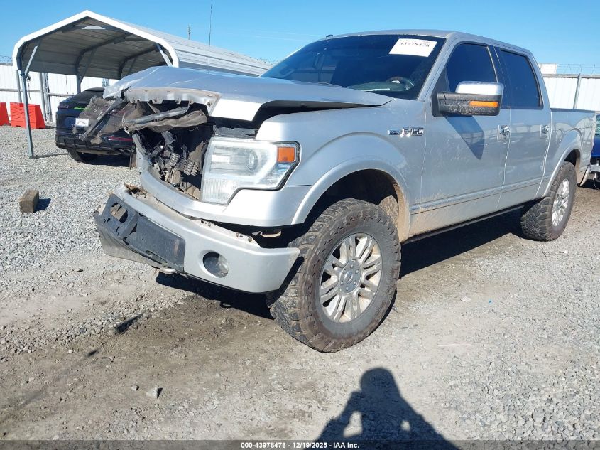 2014 Ford F-150 Platinum VIN: 1FTFW1EF7EFC26097 Lot: 43978478