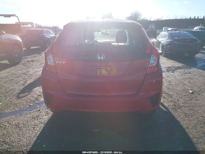 2016 Honda Fit Lx VIN: JHMGK5H51GX019193 Lot: 43978490
