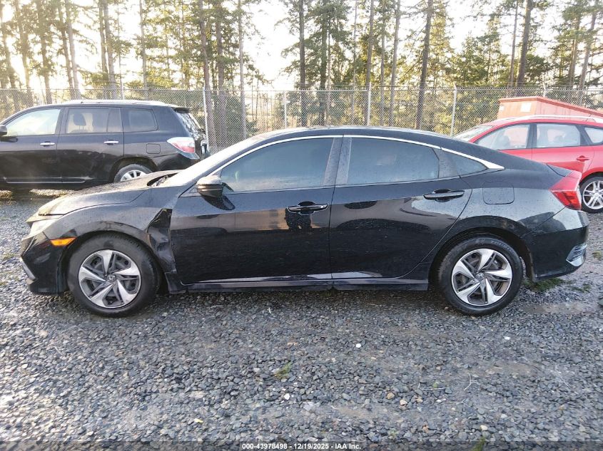 2019 Honda Civic Lx VIN: 19XFC2F64KE208580 Lot: 43978498
