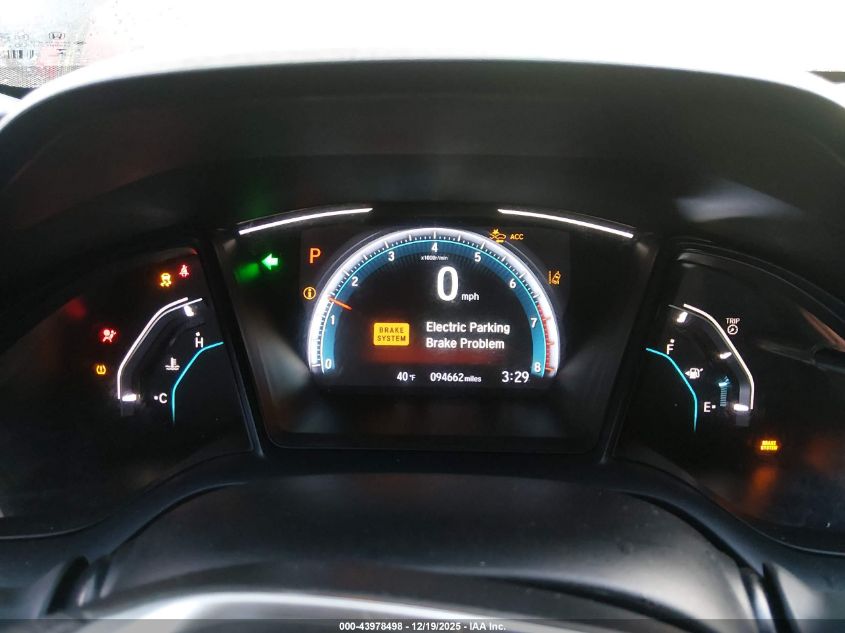 2019 Honda Civic Lx VIN: 19XFC2F64KE208580 Lot: 43978498