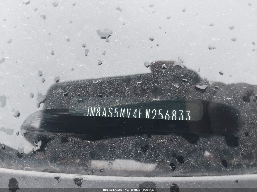 2015 Nissan Rogue Select S VIN: JN8AS5MV4FW256833 Lot: 43978506
