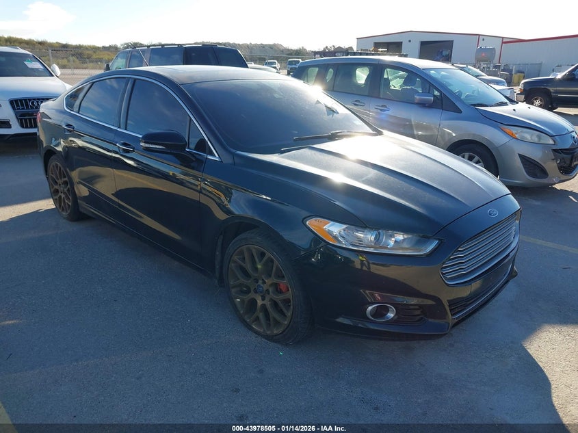 3FA6P0K90ER128639 2014 Ford Fusion Titanium auction photo 1