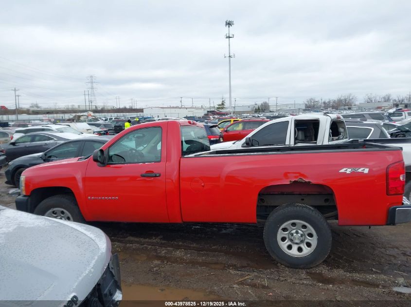 2009 Chevrolet Silverado 1500 Work Truck VIN: 1GCEK14X29Z224599 Lot: 43978525