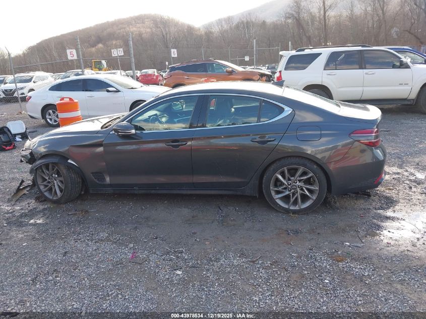 2022 Genesis G70 2.0T Rwd VIN: KMTG34TA6NU099538 Lot: 43978534