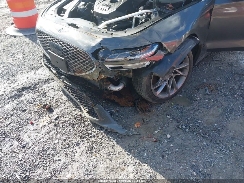 2022 Genesis G70 2.0T Rwd VIN: KMTG34TA6NU099538 Lot: 43978534