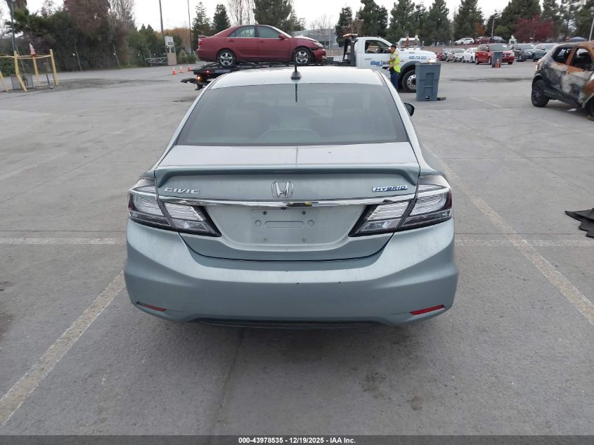2015 Honda Civic Hybrid VIN: 19XFB4F26FE200935 Lot: 43978535